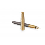 Parker Sonnet Pioneers Collection Fountain Pen - Grey Arrow Gold Trim - Picture 1